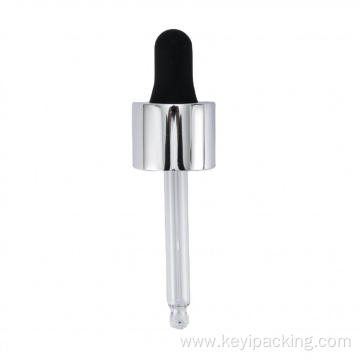 rubber head aluminum shell glass dropper